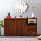 Crockery Unit - Wooden - RIGA
