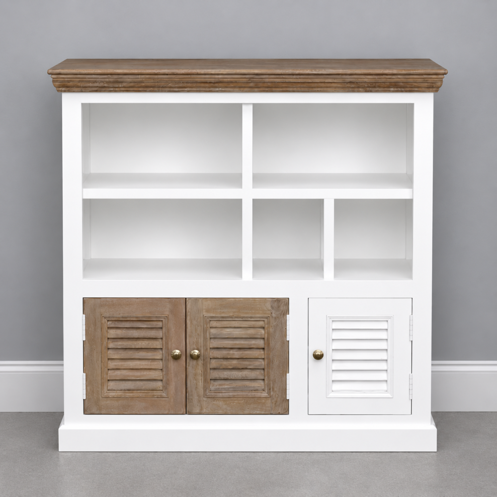 Bookcase Louvered — Aurelia