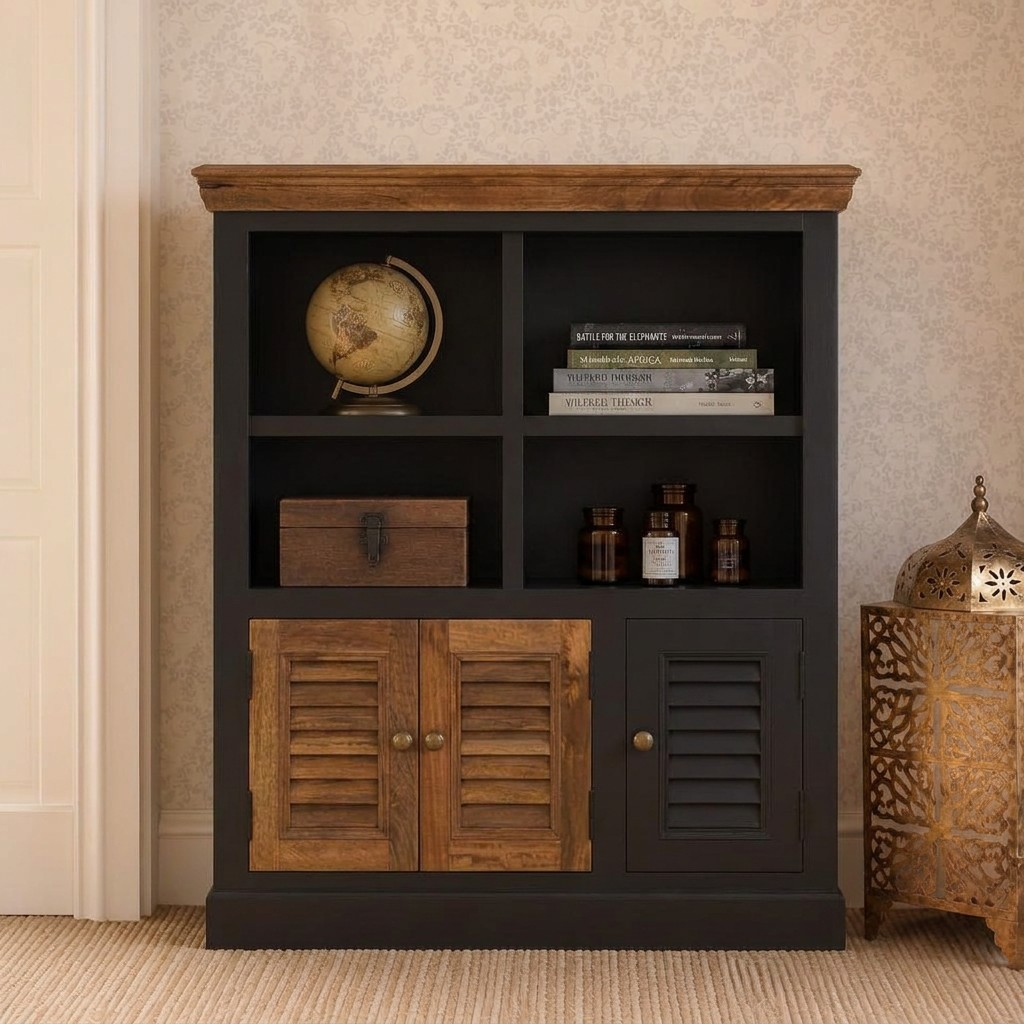 Bookcase Louvered — Aurelia