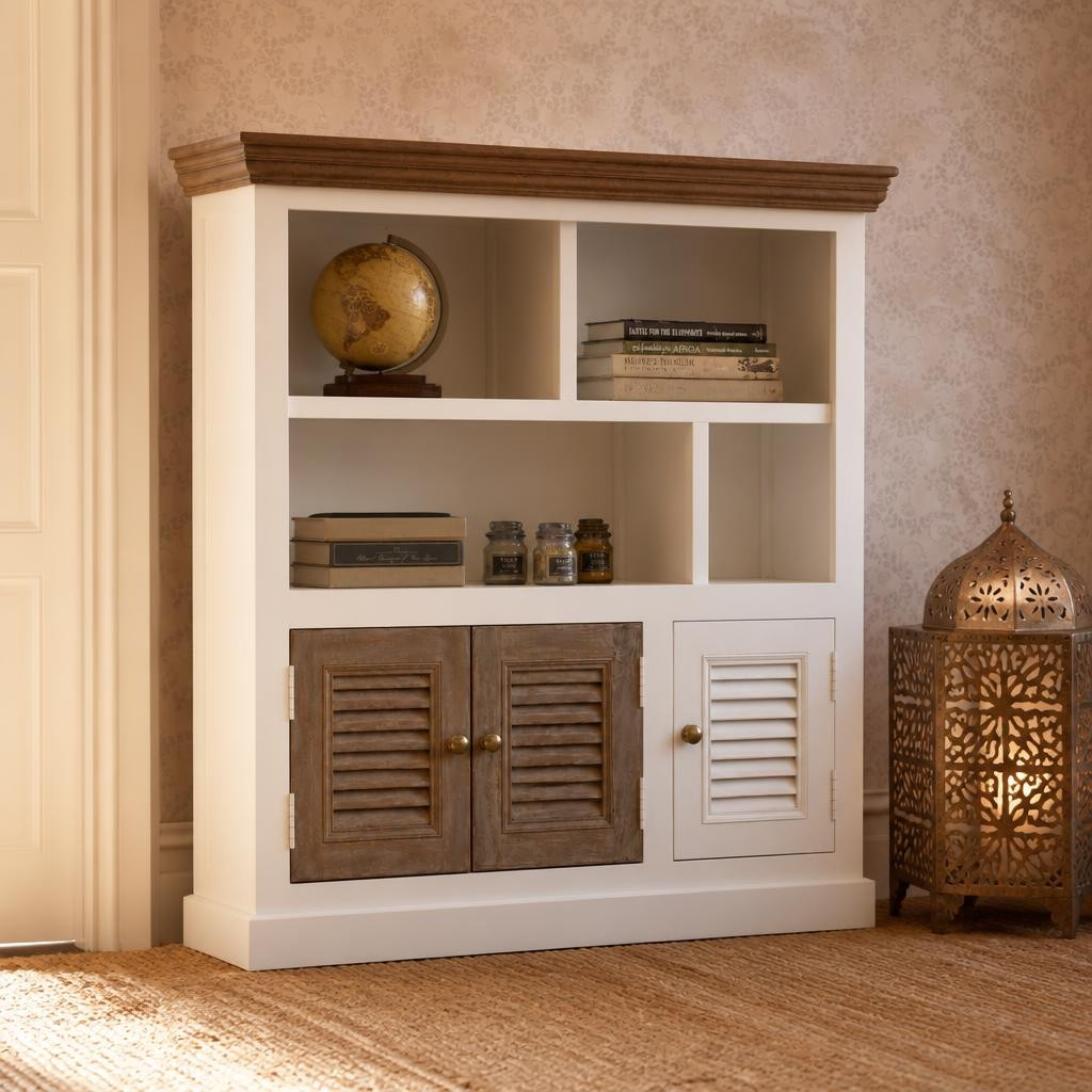 Bookcase Louvered — Aurelia Main image