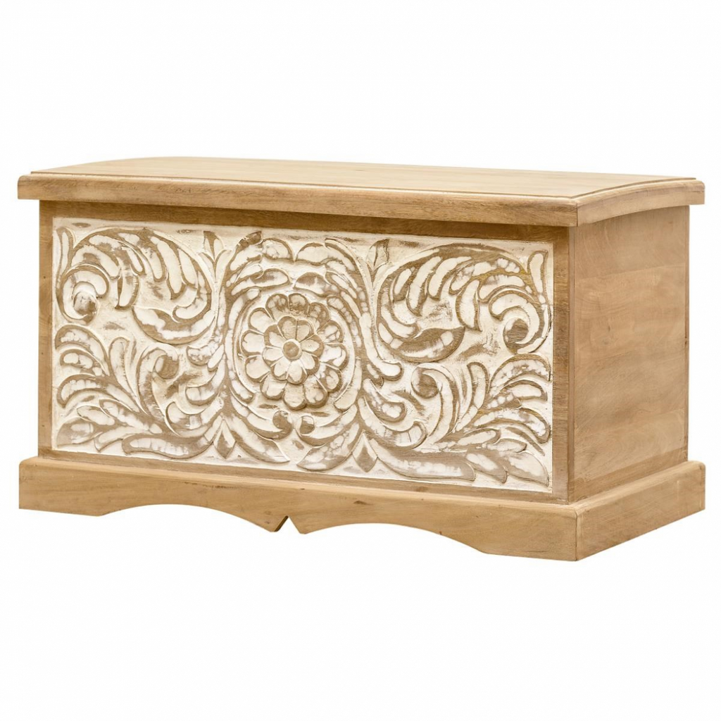 Trunk ( sandook ) - Wooden — Dahlia Carved