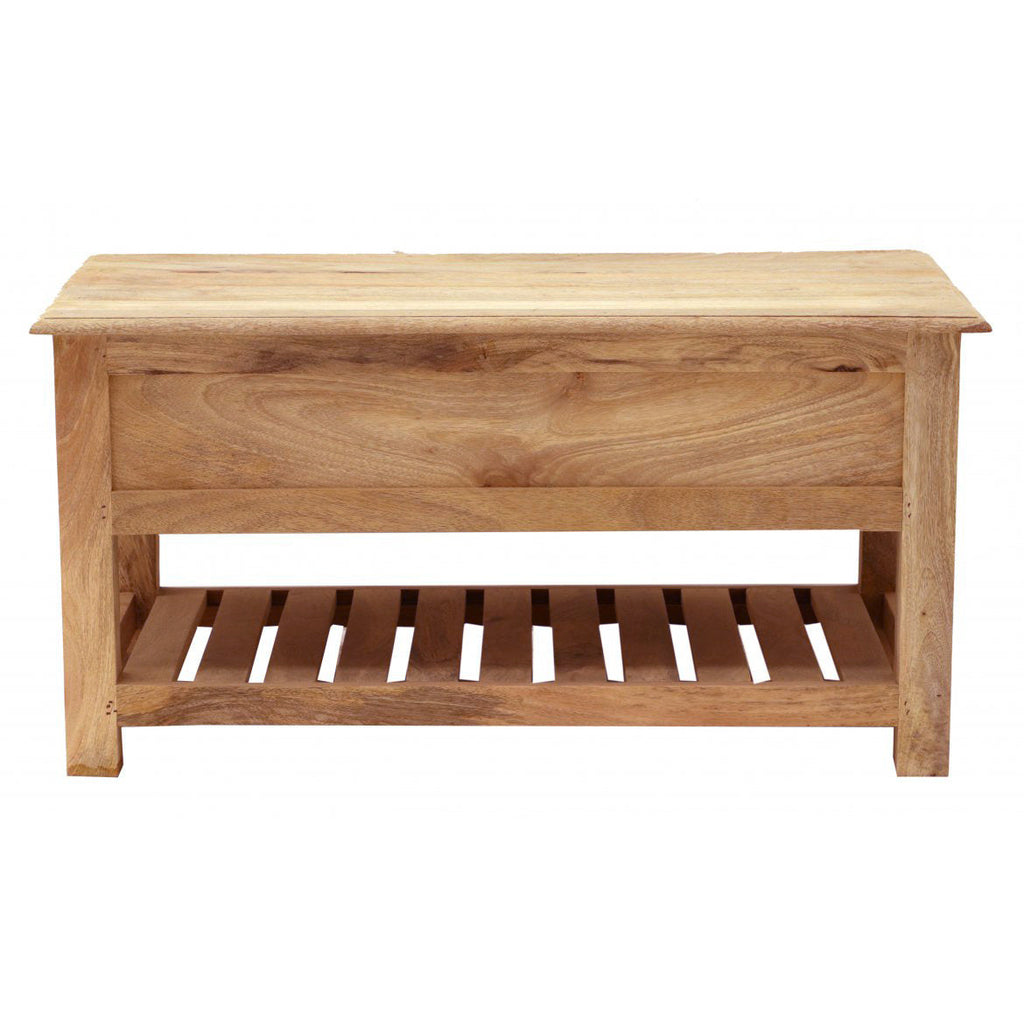 Coffee Table Wooden  — Dahlia Carved
