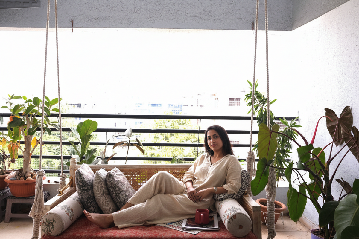 Trove — reversible swing ( rattan )