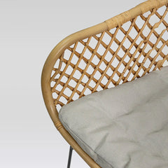 Frontier — Accent Chair Rattan Iron