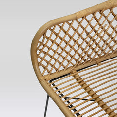 Frontier — Accent Chair Rattan Iron