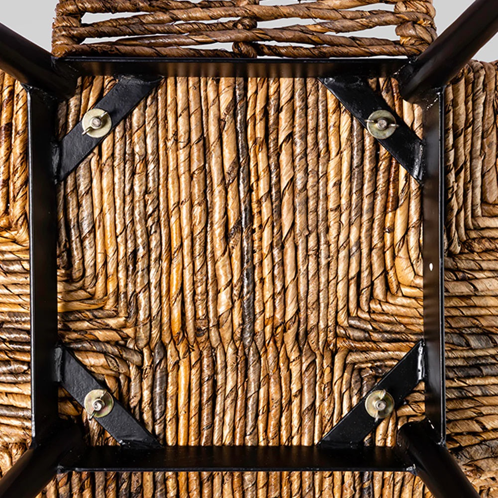 Clover — Accent Chair Iron Abaca