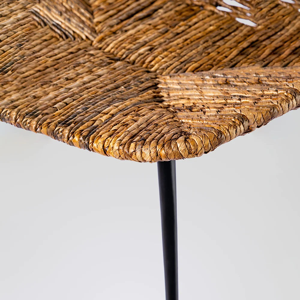 Clover — Accent Chair Iron Abaca