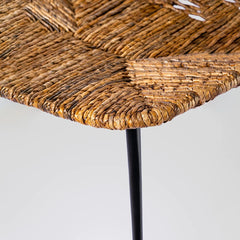 Clover — Accent Chair Iron Abaca