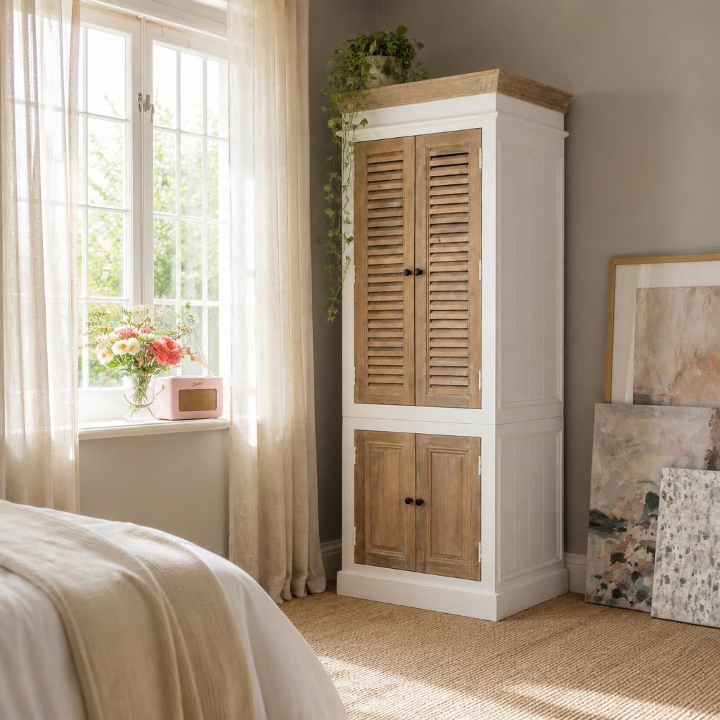 Louvered Wardrobe — Arden