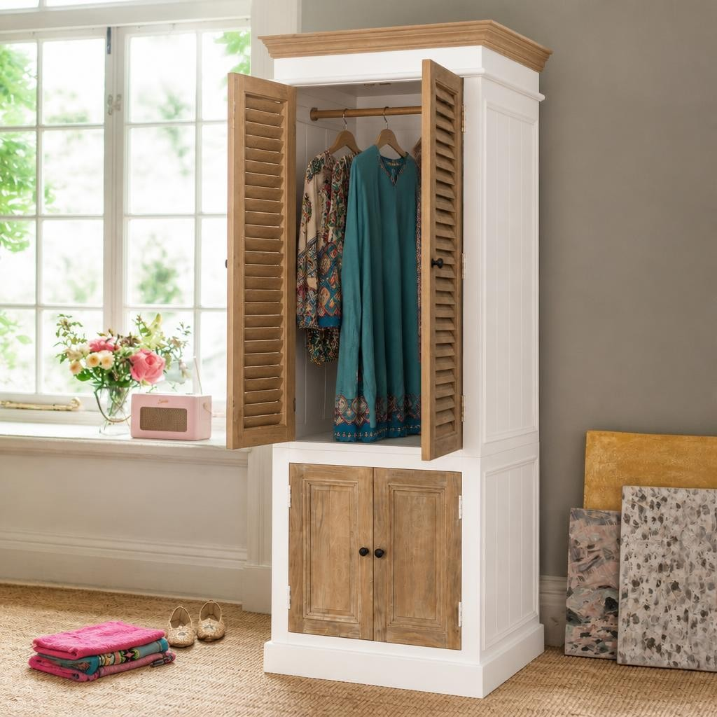 Louvered Wardrobe — Arden Secondary image