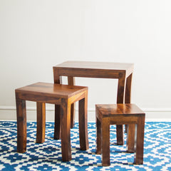 Ella Nested Wooden Stools