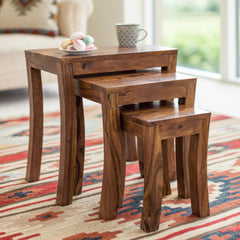 Ella Nested Wooden Stools