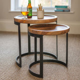 Nested Wooden Stools —  Fusion