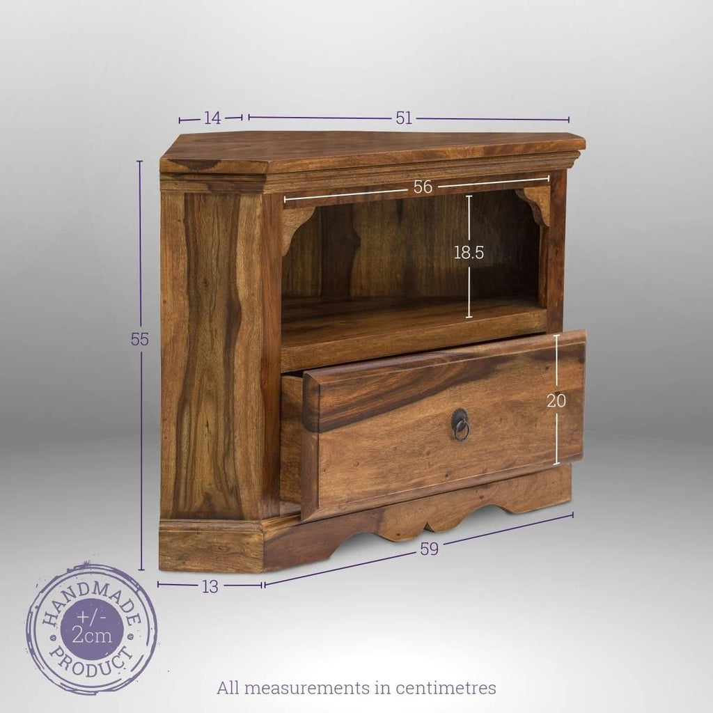 TV Unit CORNER - Wooden ( Clover Collection )