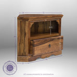 TV Unit CORNER - Wooden ( Clover Collection )