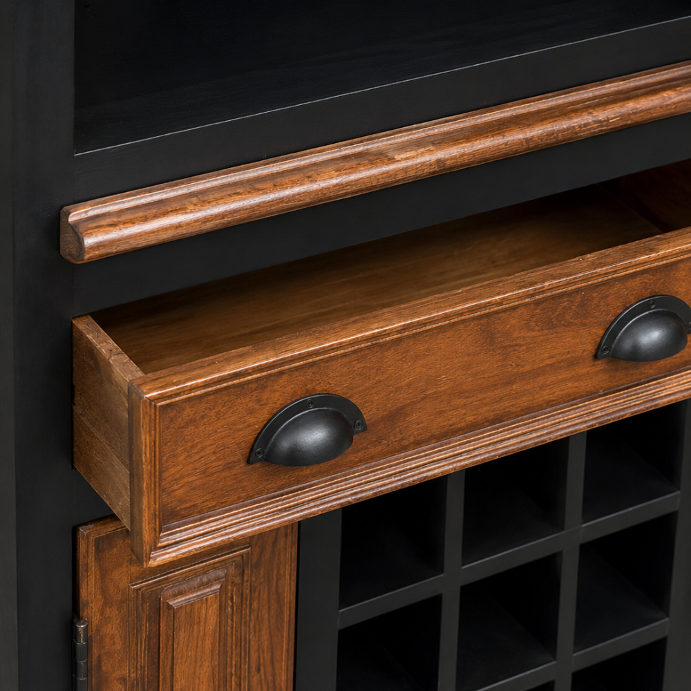 Wooden Bar Cabinet — Oakmont