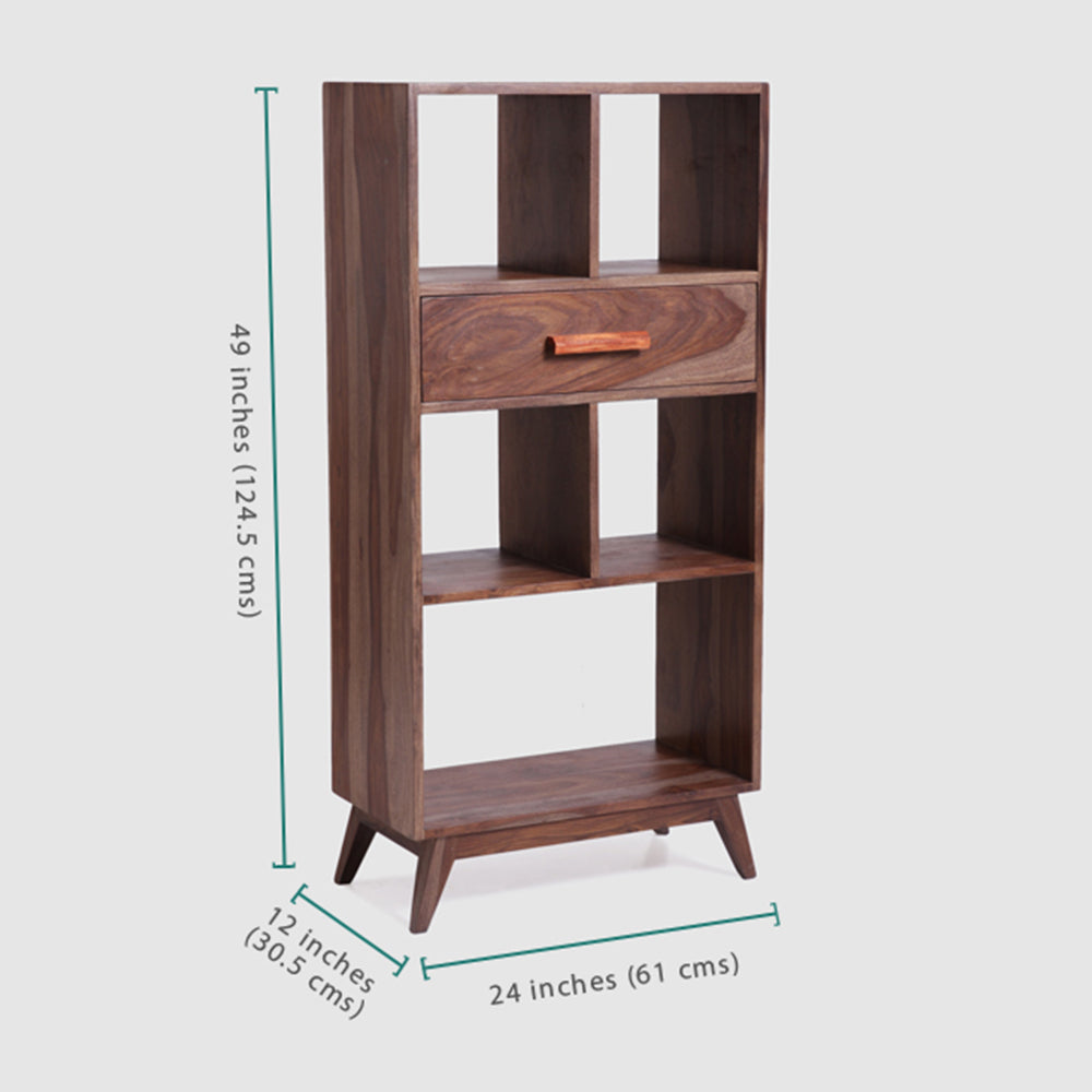 Bookcase Wooden — Idyllic ( O )
