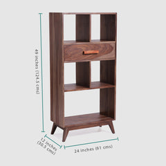 Bookcase Wooden — Idyllic ( O )