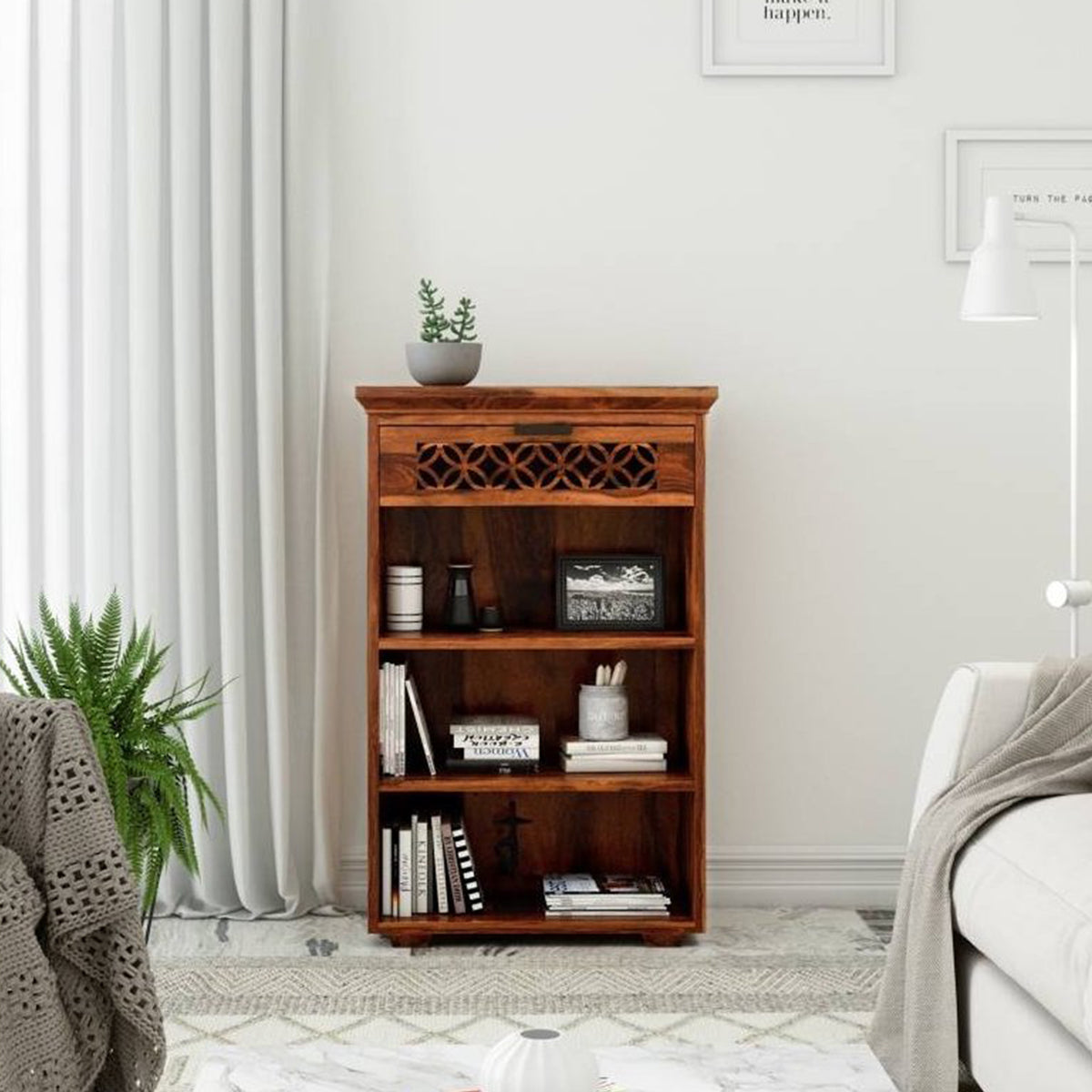 Bookcase Wooden — Camellia ( small ) Main image
