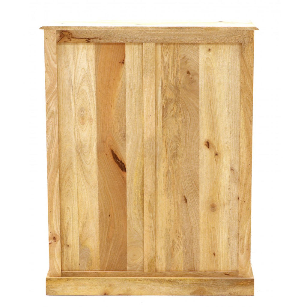 Bookcase Wooden — Carved Dahlia
