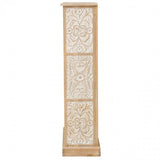 Bookcase Wooden — Carved Dahlia