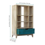 Bookcase Wooden — Tangerine