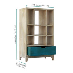 Bookcase Wooden — Tangerine