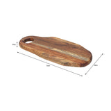 Chopping Board Live edge  ( Wooden ) —  Live