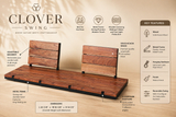 Clover —  swing( 5+ modular configurations of backrest )