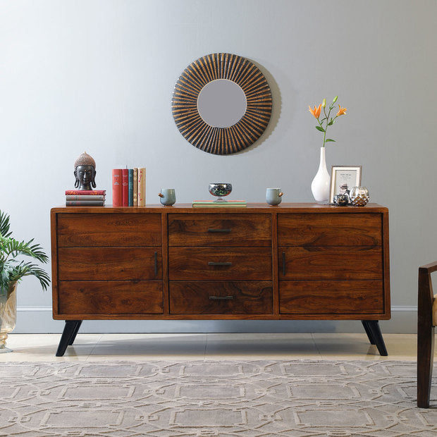 Crockery Unit - Wooden - COLMAR Main image