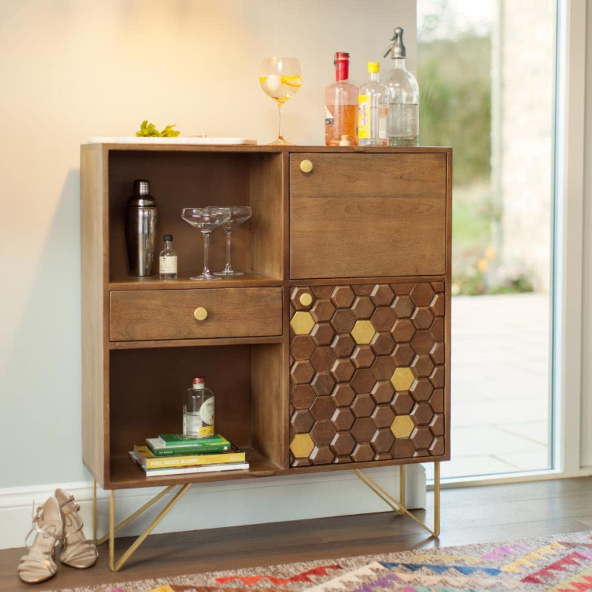 Crockery Unit - Wooden ( Hive Collection ) Main image