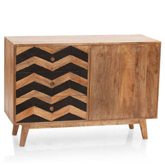 Crockery Unit Wooden - HERRINGBONE