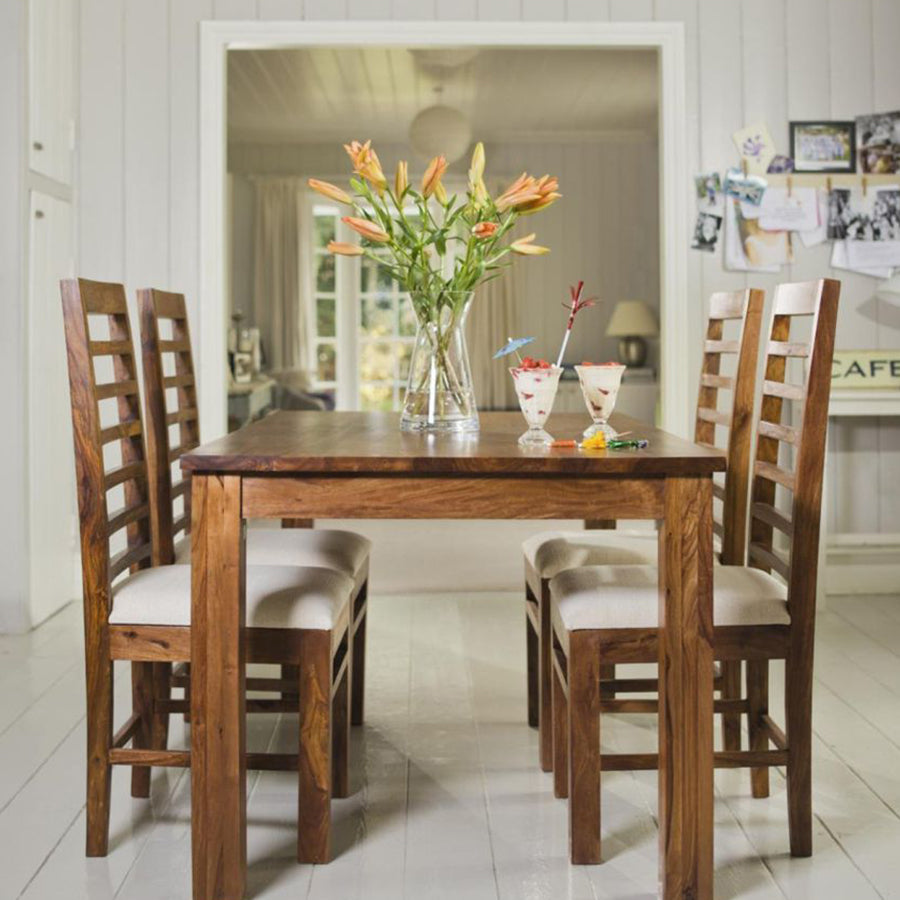 Dining Table Set (4) Wooden - Gladiolus Main image