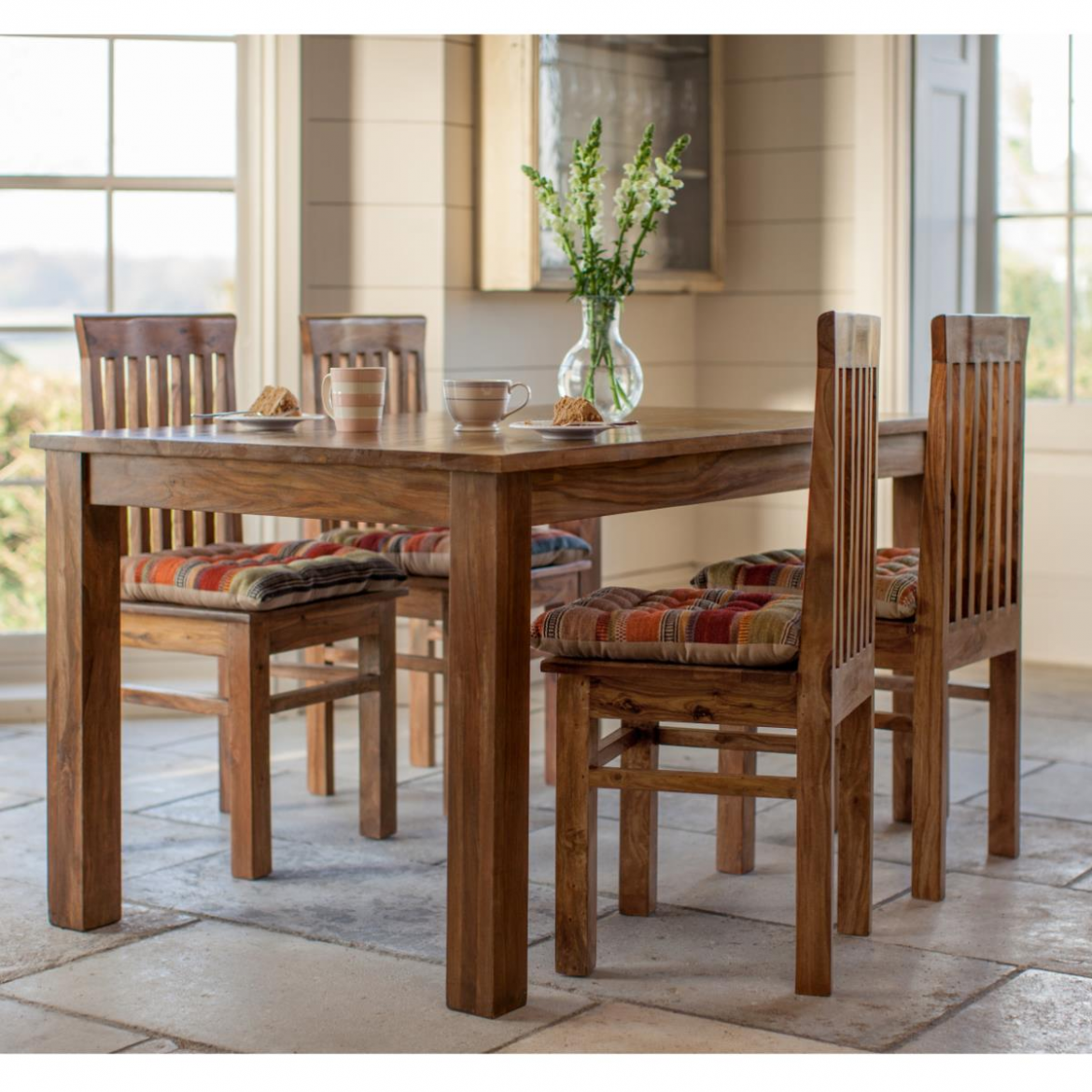 Dining Table Set (4) Wooden - Marigold