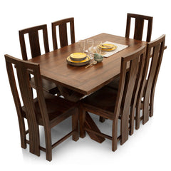 Dining Table Set - Wooden - CLOVIS CAPRA