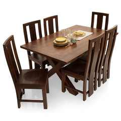 Dining Table Set - Wooden - CLOVIS CAPRA