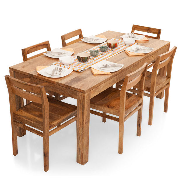 Dining Table Set - Wooden - GRESHAM Main image