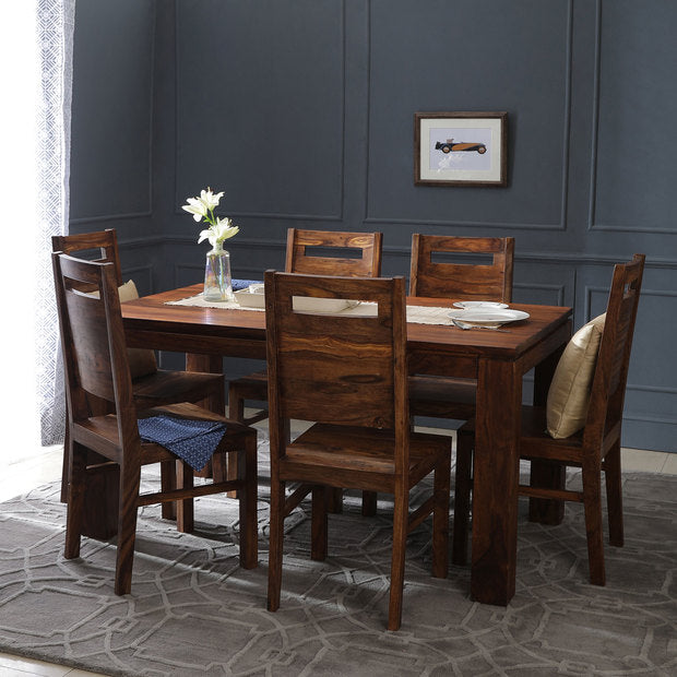 Dining Table Set - Wooden - ARUBA TEMECULA