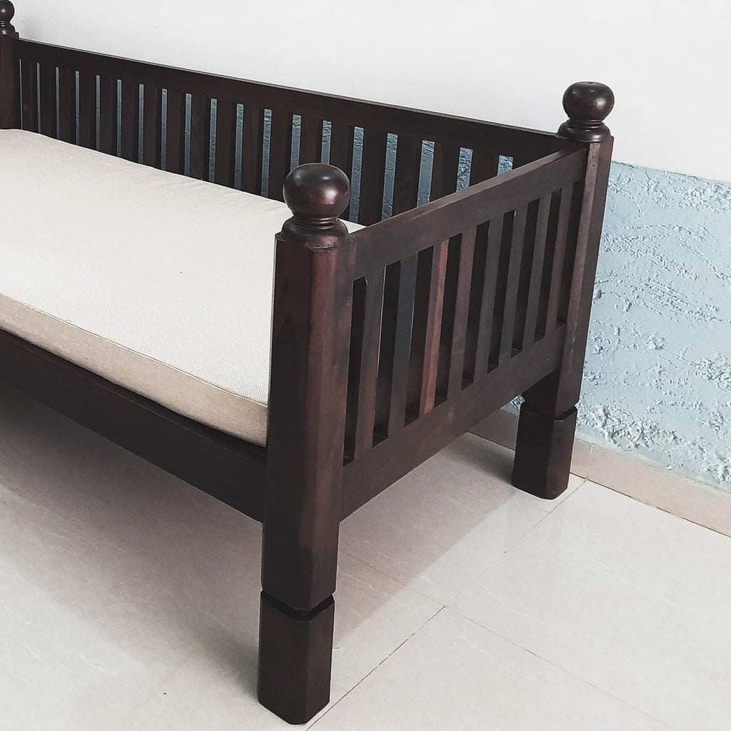 Diwan -Day Bed Wooden —  Marigold