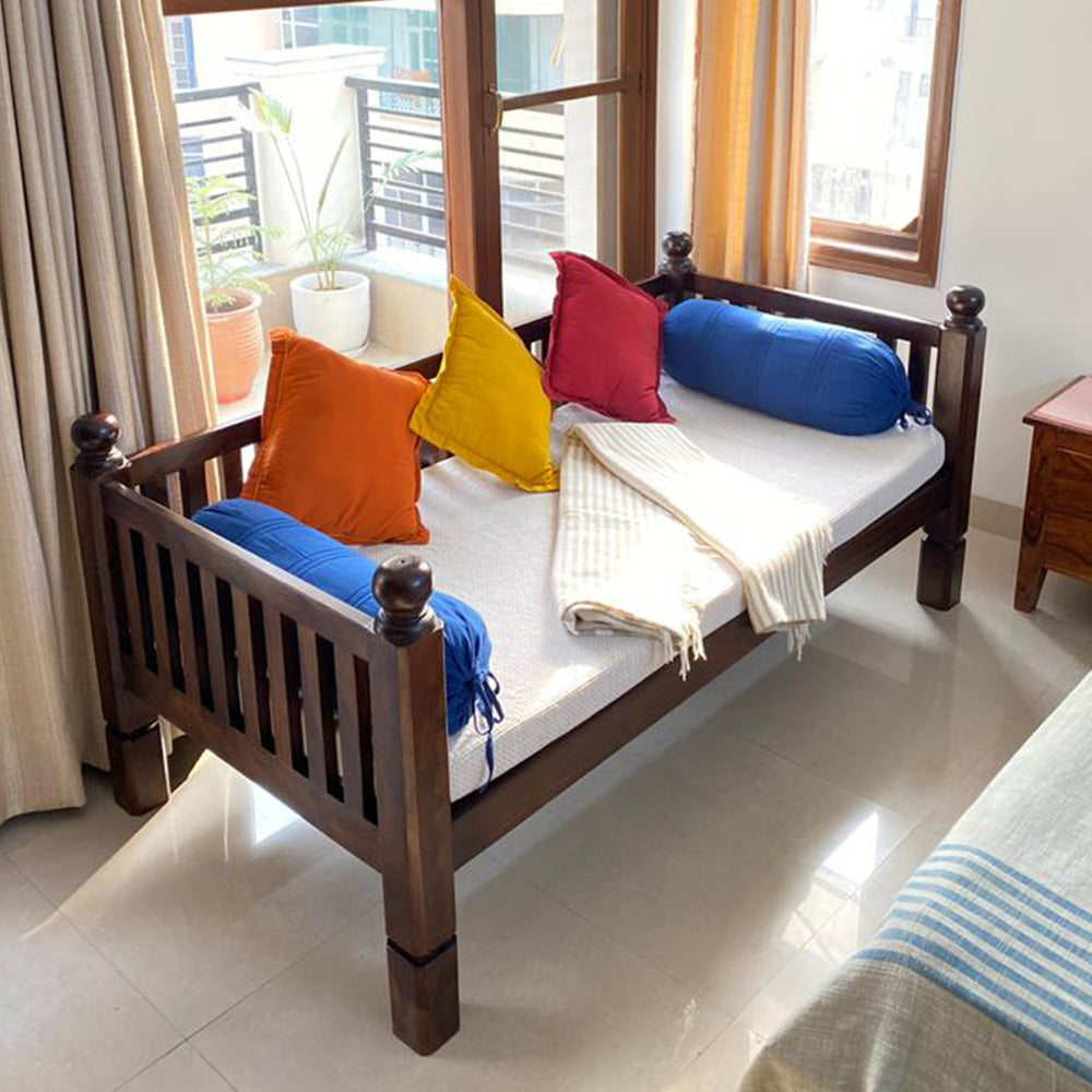 Diwan -Day Bed Wooden —  Marigold Main image