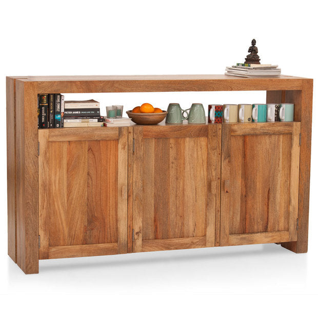 Crockery Unit Wooden - FRESNO