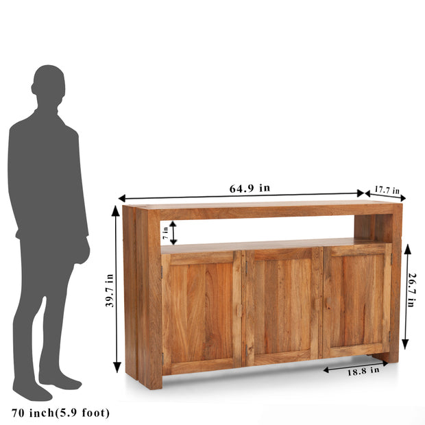 Crockery Unit Wooden - FRESNO (Big)