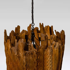 Chandelier Lamp League — teak