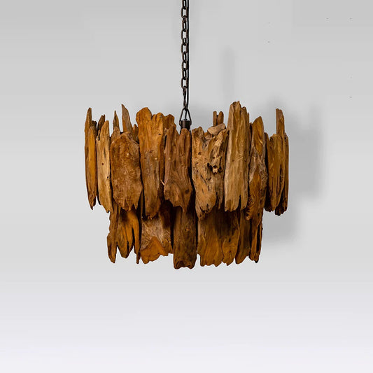 Chandelier Lamp League — teak