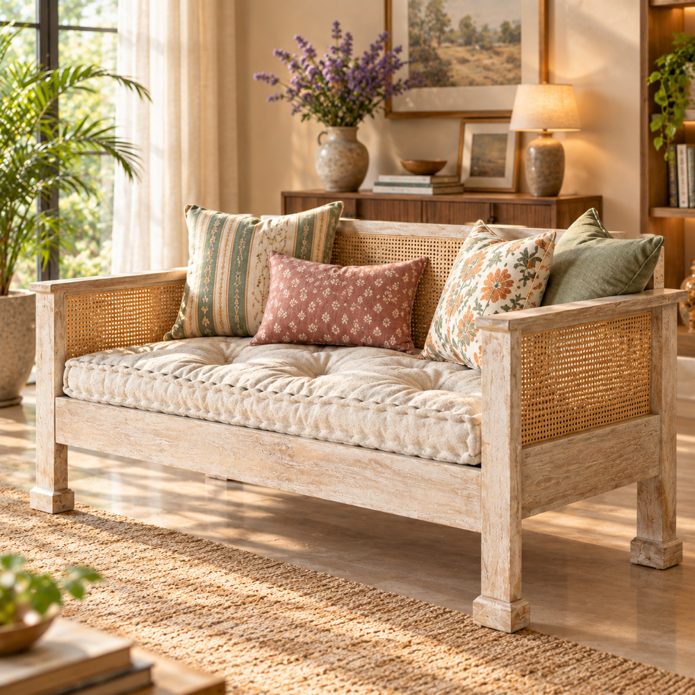 Lounger -Day Bed Wooden —  Namah
