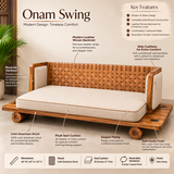 Onam — Reversible swing Wooden