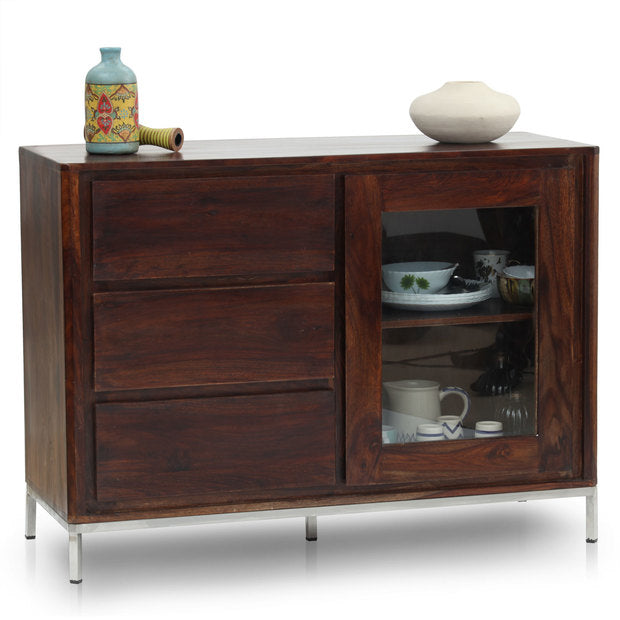Crockery Unit Wooden - SAATLY