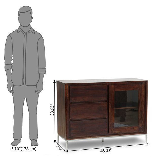 Crockery Unit Wooden - SAATLY