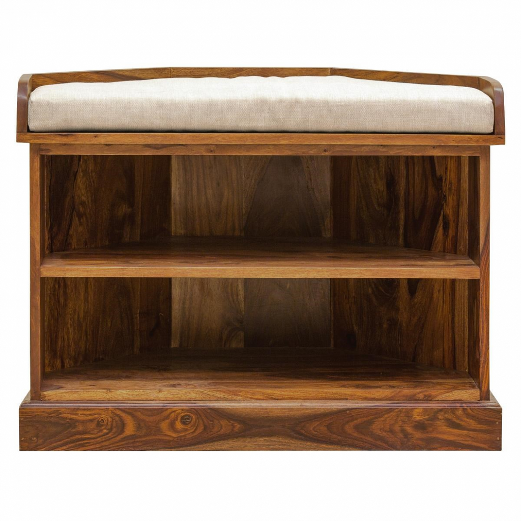 Shoe Rack Wooden — Carnations (Corner)