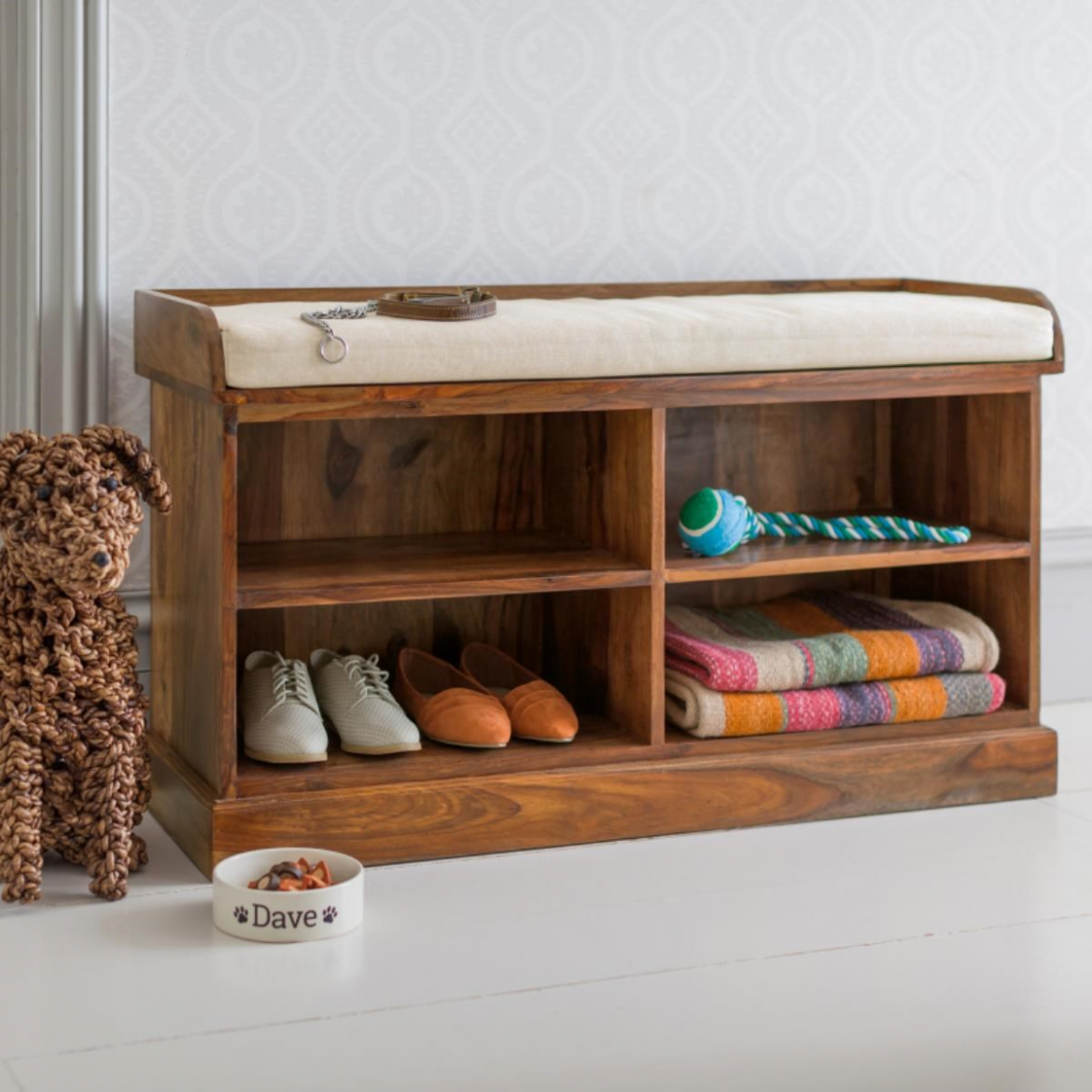 Shoe Rack  Wooden — Carnations (One) Main image